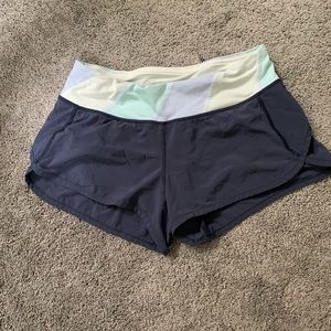 Lululemon Navy Speed Up Short